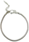 Bracciale donna in argento base per charms Filu & Trama con Sardegna