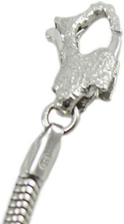 Bracciale donna in argento base per charms Filu & Trama con Sardegna
