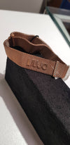 Bracciale donna LIU JO LJ1047 a maglia in Ottone bagnato in Oro roseè con chiusura a calamita e striscia di cubic zirconia