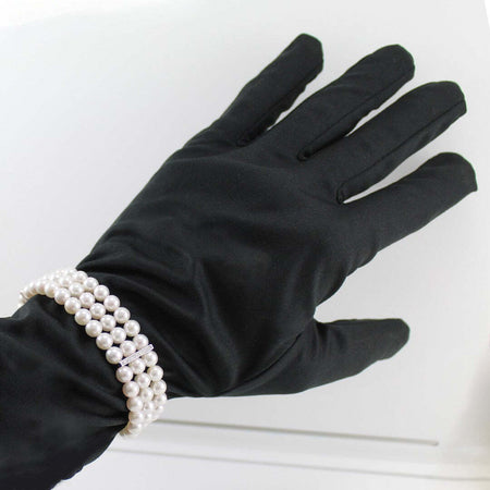 Bracciale Donna Perle Akoya 5,5/6 in Oro Bianco E Diamanti Coscia
