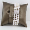 Bracciale Donna Perle Akoya 5,5/6 in Oro Bianco E Diamanti Coscia
