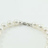 Bracciale donna perle Akoya 7,5/8 chiusura oro bianco con diamante Coscia