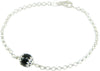 Bracciale portafortuna Su Coccu artigianato sardo sfera onice e argento 925 Gioiello Sardegna