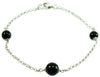Bracciale Su Coccu onice argento 925 portafortuna Sardegna