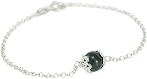 Bracciale Su Coccu onice argento portafortuna Sardegna