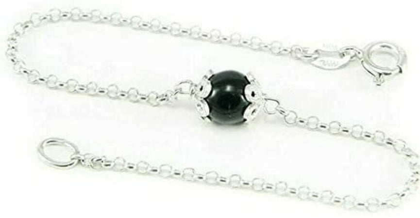 Bracciale Su Coccu onice argento portafortuna Sardegna