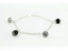Bracciale Su Coccu onice Bottoni sardi argento portafortuna Sardegna regolabile