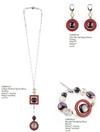 Bracciale Donna Top in Vetro Di Murano Rosso Bijou Fashion Artigianale Made in Italy Bracciale Chiusura Gancetto 18 Cm Con Perle Realizzate a Mano