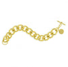 Bracciale Donna Unoaerre 0052 Catena Maglie Ovali Dorate