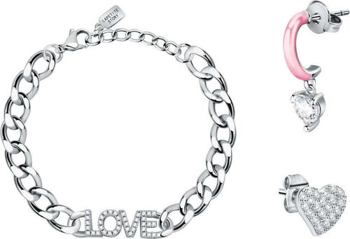 Bracciale-e-Orecchini-LA-PETITE-STORY-Love---Kit