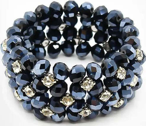 Bracciale Elastico Shine Da Donna Bracciale Luminoso Con Perline Moda/Donna/Gioielli/Bracciali Leclaf - Napoli, Commerciovirtuoso.it