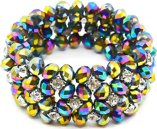 Bracciale Elastico Shine Da Donna Bracciale Luminoso Con Perline Moda/Donna/Gioielli/Bracciali Leclaf - Napoli, Commerciovirtuoso.it