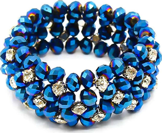 Bracciale Elastico Shine Da Donna Bracciale Luminoso Con Perline Moda/Donna/Gioielli/Bracciali Leclaf - Napoli, Commerciovirtuoso.it