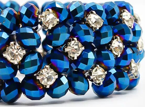 Bracciale Elastico Shine Da Donna Bracciale Luminoso Con Perline Moda/Donna/Gioielli/Bracciali Leclaf - Napoli, Commerciovirtuoso.it