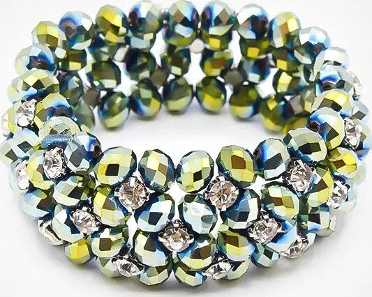 Bracciale Elastico Shine Da Donna Bracciale Luminoso Con Perline Moda/Donna/Gioielli/Bracciali Leclaf - Napoli, Commerciovirtuoso.it