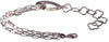 Bracciale fantasia in argento bianco naturale
