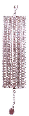 Bracciale Kemira donna Argentato Effetto Maglia Braccialetto di Alta bigiotteria