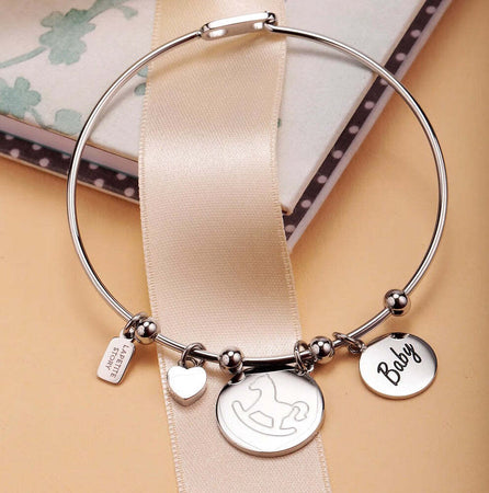 Bracciale-LA-PETITE-STORY-Bangle-/-Family-/-Horse-/-Baby