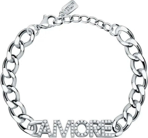 Bracciale-LA-PETITE-STORY-donna-acciaio-AMORE