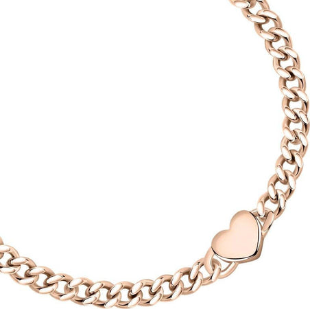 Bracciale-LA-PETITE-STORY-donna-Heart-acciaio-oro-rosa