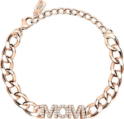 Bracciale-LAPETITE-STORY-donna-acciaio-oro-rosa-MOM