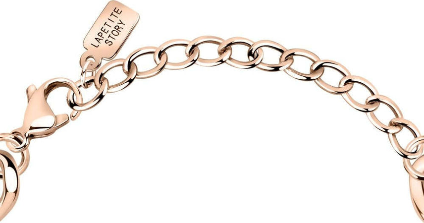 Bracciale-LAPETITE-STORY-donna-acciaio-oro-rosa-MOM