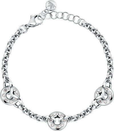 Bracciale-MORELLATO-donna-Bagliori-acciaio-/-cristalli-bianchi