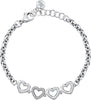 Bracciale-MORELLATO-donna-Bagliori-acciaio-cuori-/-strass