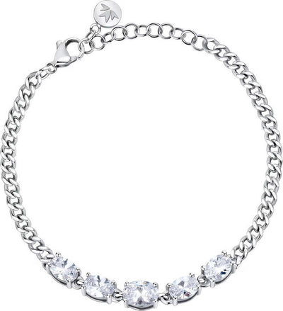 Bracciale-MORELLATO-donna-Colori-acciaio-/-5-cristalli