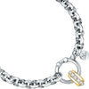 Bracciale-MORELLATO-donna-Drops-acciaio-/-anello-dorato