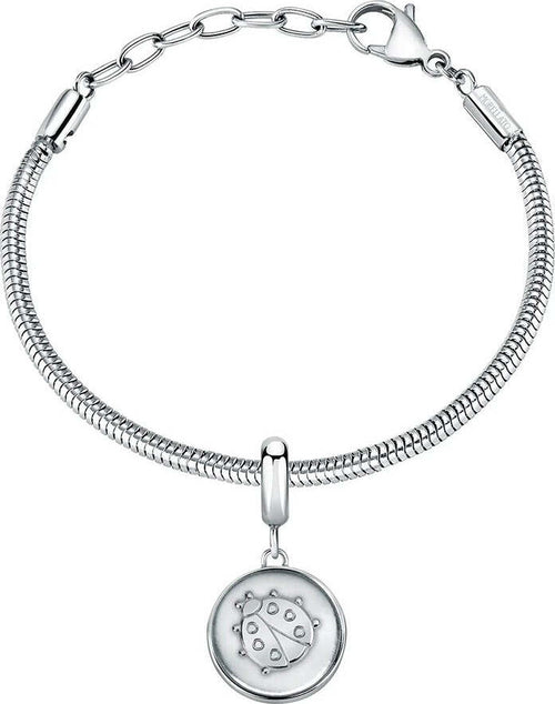 Bracciale-MORELLATO-donna-Drops-acciaio-/-coccinella