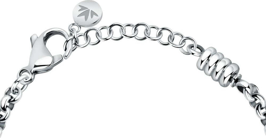 Bracciale-MORELLATO-donna-Drops-acciaio-/-cuore-rosso