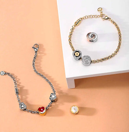 Bracciale-MORELLATO-donna-Drops-acciaio-/-cuore-rosso
