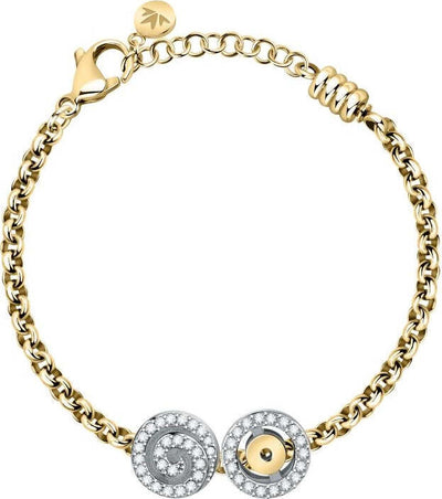 Bracciale-MORELLATO-donna-Drops-acciaio-dorato