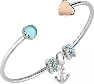 Bracciale-MORELLATO-donna-Drops-bangle-heart-&-aqua