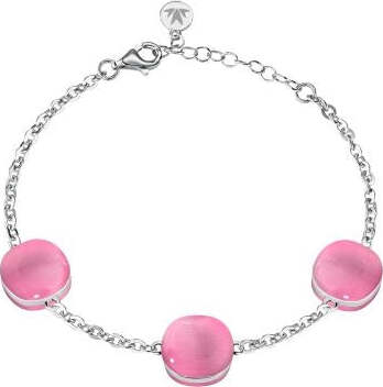 Bracciale-MORELLATO-donna-Gemma-argento-925-pietre-rosa