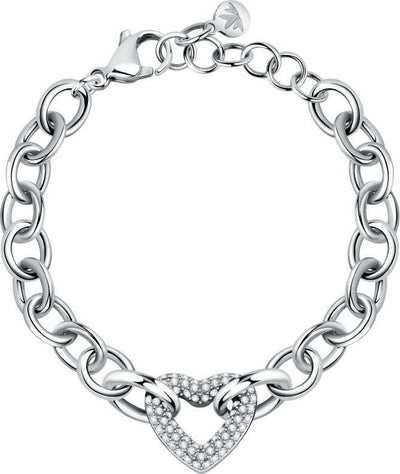 Bracciale-MORELLATO-donna-Incontri-acciaio-/-cuore