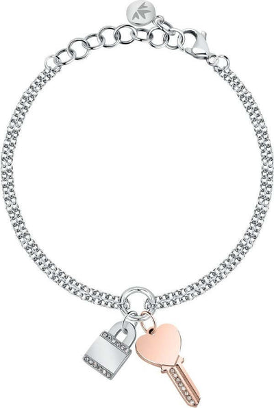 Bracciale-MORELLATO-donna-Mascotte-acciaio-chiave-/-lucchetto