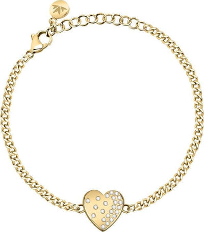 Bracciale-MORELLATO-donna-Passioni-acciaio-dorato-/-cuore