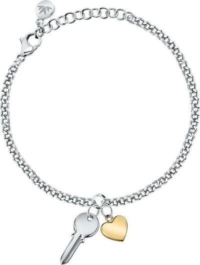 Bracciale-MORELLATO-donna-Passioni-chiave-/-cuore-dorato