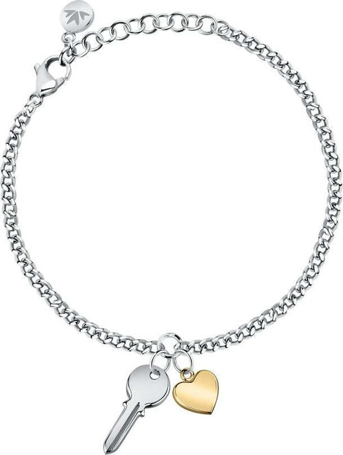 Bracciale-MORELLATO-donna-Passioni-chiave-/-cuore-dorato