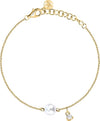Bracciale-MORELLATO-donna-Perle-acciaio-dorato-/-cristalli