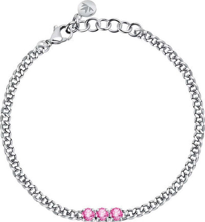 Bracciale-MORELLATO-donna-Poetica-acciaio-/-cristalli-rosa