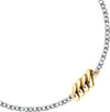 Bracciale-MORELLATO-donna-Torchon-acciaio-dorato-/-cristalli