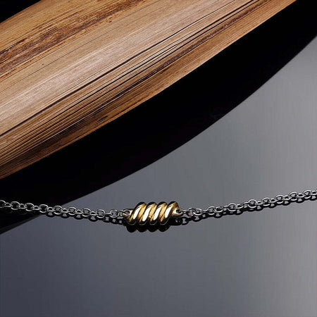 Bracciale-MORELLATO-donna-Torchon-acciaio-dorato-/-cristalli