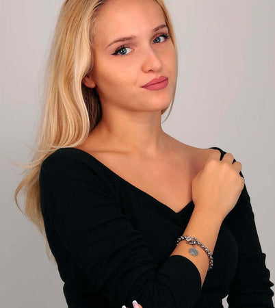 Bracciale-MORELLATO-Drops-acciaio-doppio-cuore