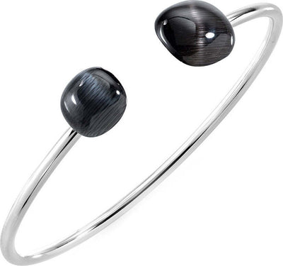 Bracciale-MORELLATO-Gemma-bangle-arg.925-nero---Ø-6-cm