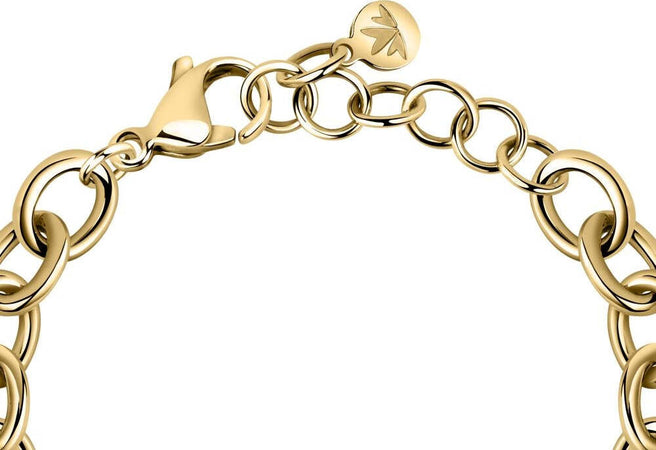 Bracciale-MORELLATO-Incontri-acciaio-dorato-cuore-con-strass