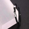 Bracciale-MORELLATO-uomo-Moody-pelle-nero-/-acciaio
