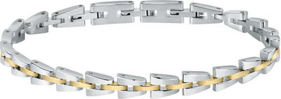 Bracciale-MORELLATO-uomo-Motown-acciaio-bicolore